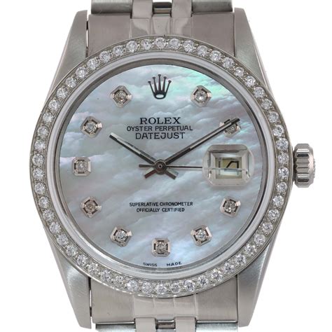 rolex datejust 36mm 80& 39|rolex 36mm datejust diamond bezel.